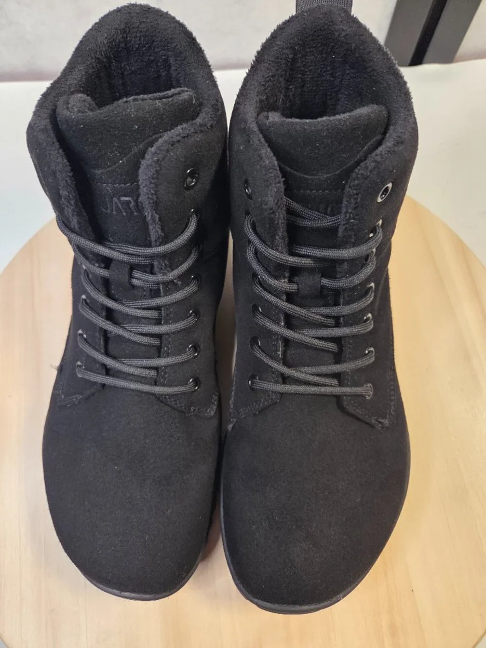 Saguaro Ambition 1 Black Barefoot Lined Microfiber Boots Women EU 40 / US 9.5
